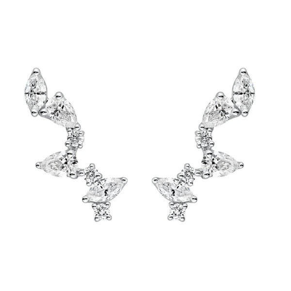 Diamond Blossom Climber Studs
