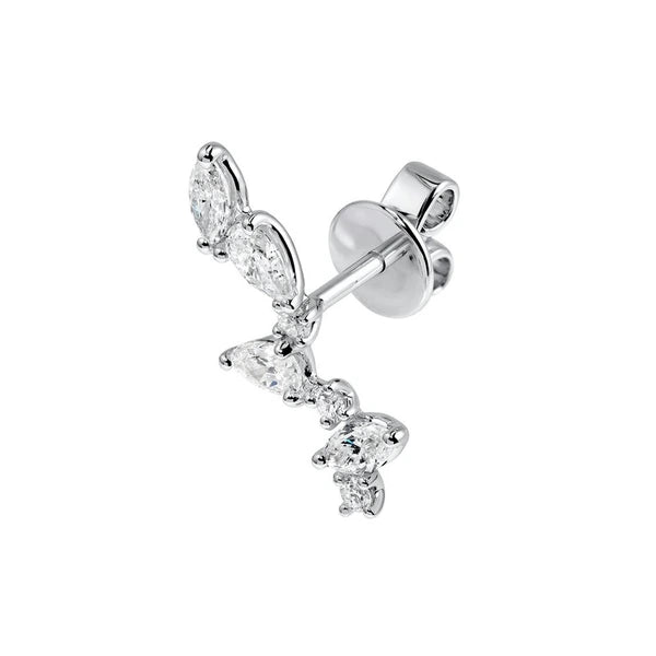 Diamond Blossom Climber Studs