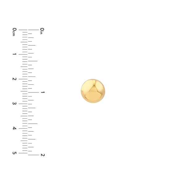 10mm Polished Ball Stud Earrings
