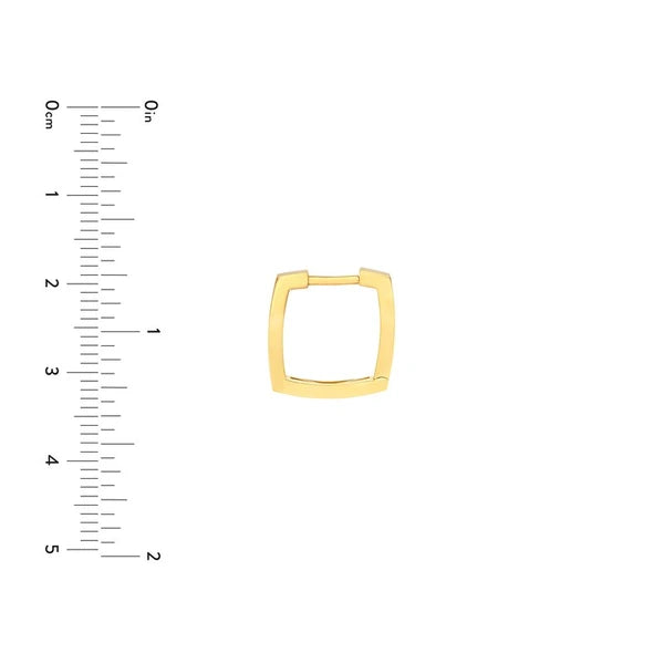 Large Square Hoop Earrings