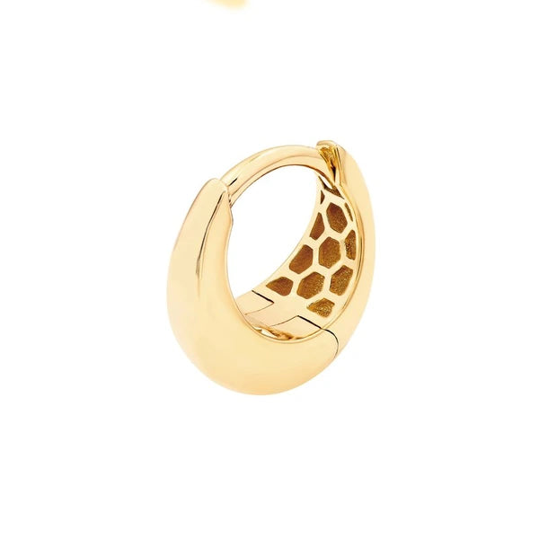 Small Graduated Round Hoop Earrings