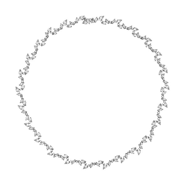 Diamond Blossom Necklace-