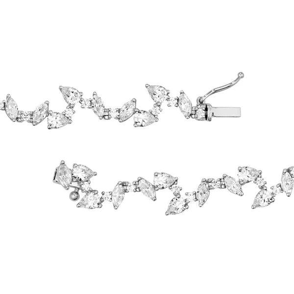 Diamond Blossom Necklace-