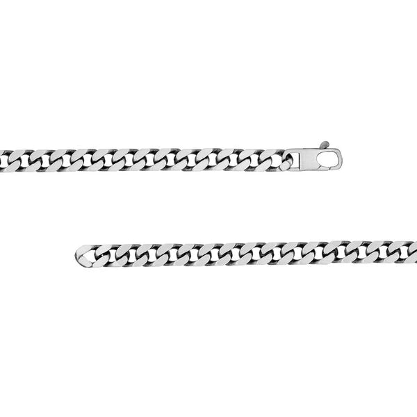 6mm 4-Sided Tight Curb Bracelet