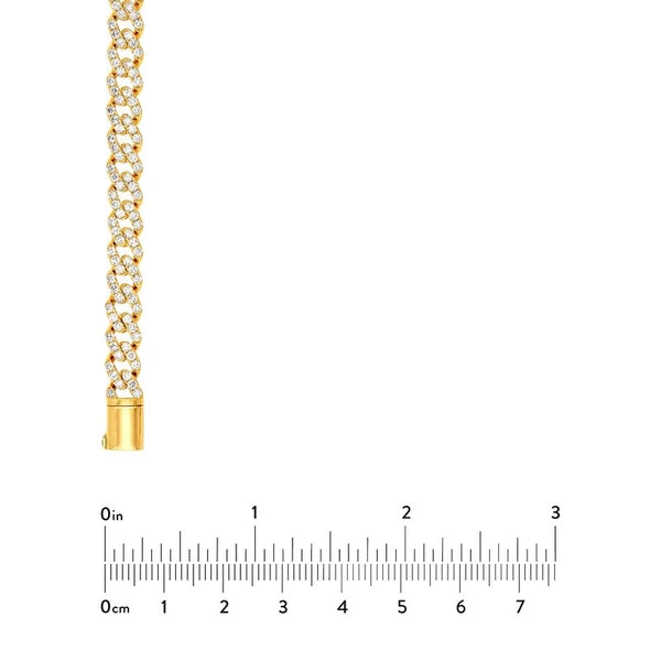 7-3/8tcw Diamond Curb Necklace