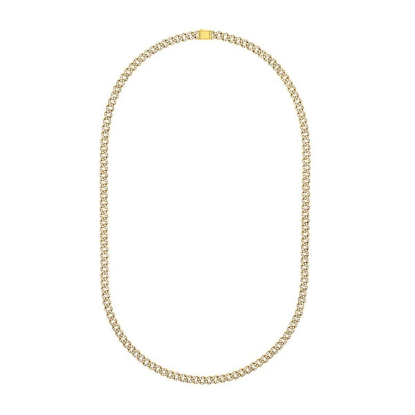 4tcw Diamond Curb Necklace