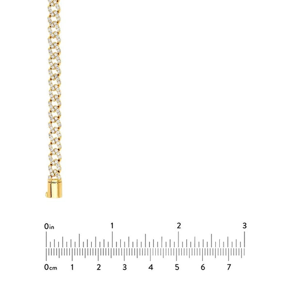 4tcw Diamond Curb Necklace