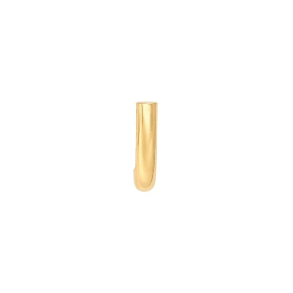 4mm Small Round J Hoop Earrings