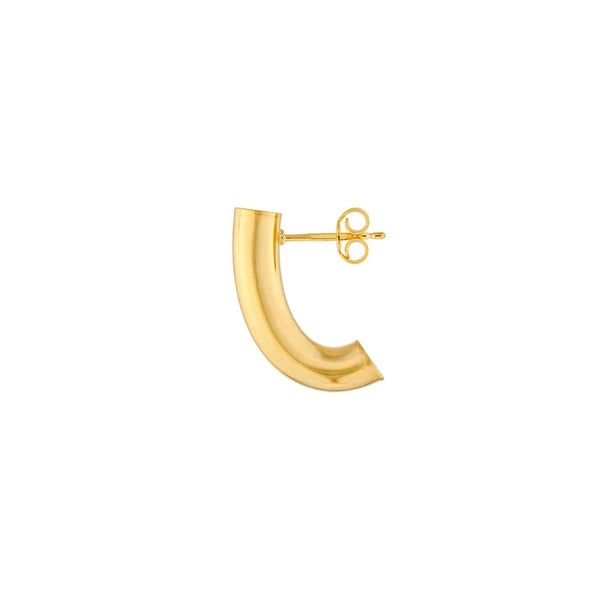 5mm Small Round J Hoop Earrings