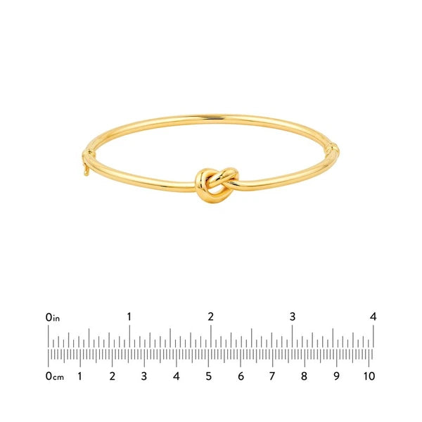 3mm Love Knot Tube Bangle
