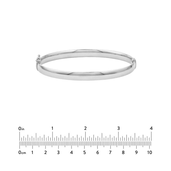 6mm Flat Oval Tube Bangle