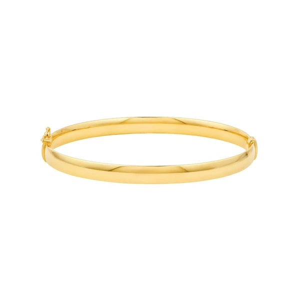 6mm Flat Oval Tube Bangle