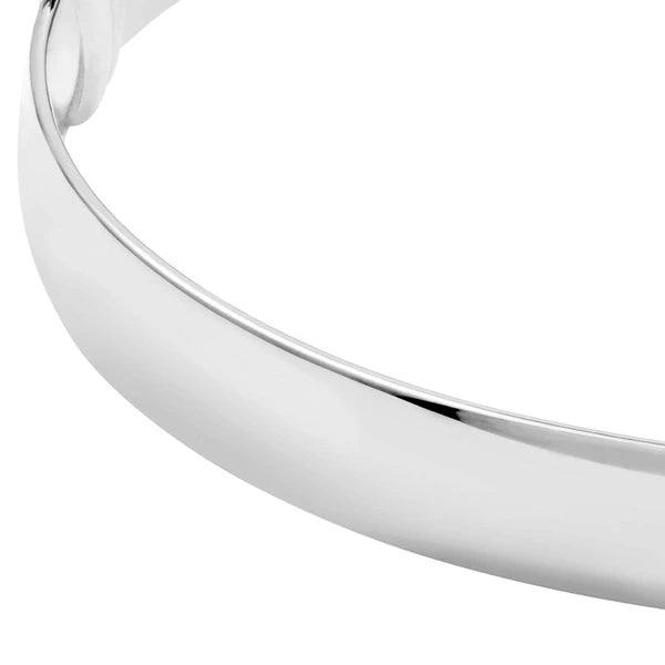 8mm Flat Oval Tube Bangle