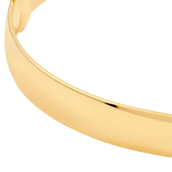 8mm Flat Oval Tube Bangle