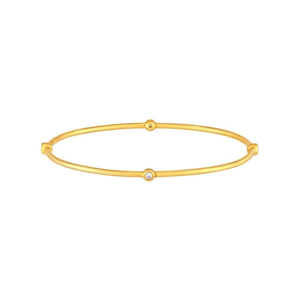 Melodie Bangle (Round Diamond)