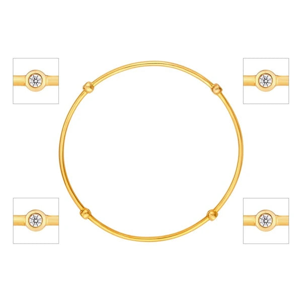 Melodie Bangle (Round Diamond)