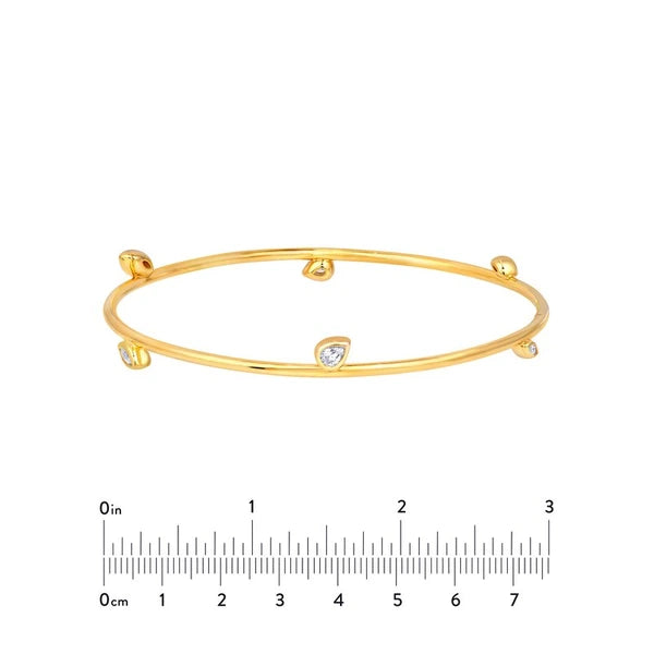 Melodie Bangle (Slanted Pear & Marquise)