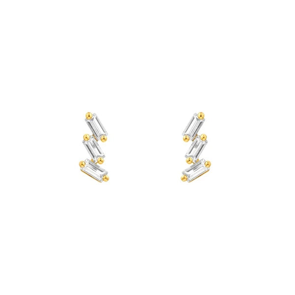 7/8tcw Diamond Helix Earrings
