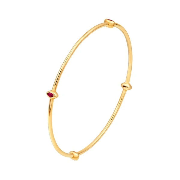 Melodie Bangle (Gem Marquise)