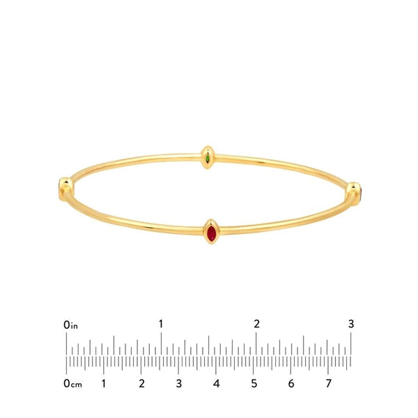 Melodie Bangle (Gem Marquise)