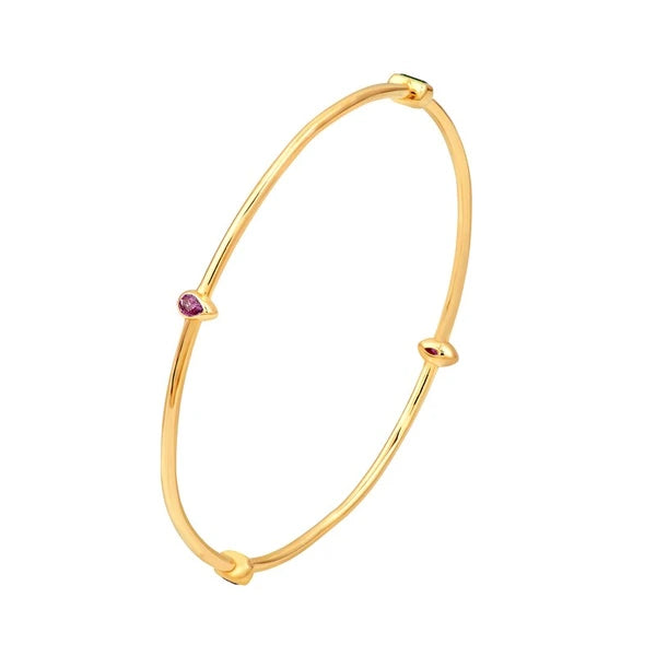 Melodie Bangle (Multi-Gem)