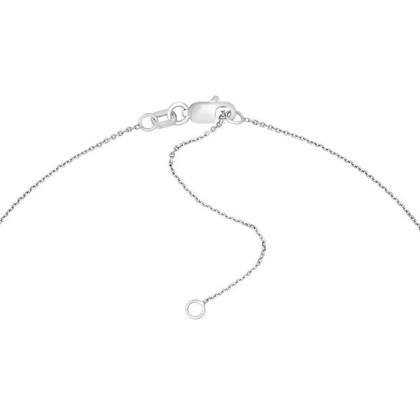 1-1/4tcw Toi et Moi Tsavorite & Pear Diamond Necklace