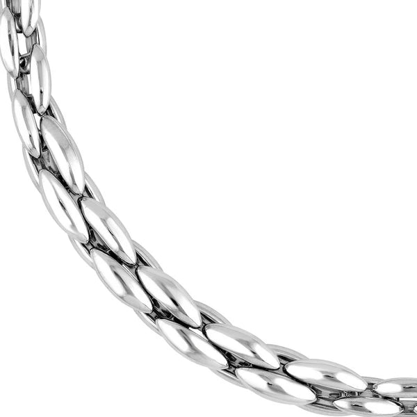Sterling Silver Oval Link Necklace