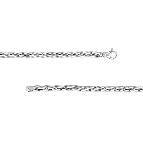 Sterling Silver Oval Link Necklace