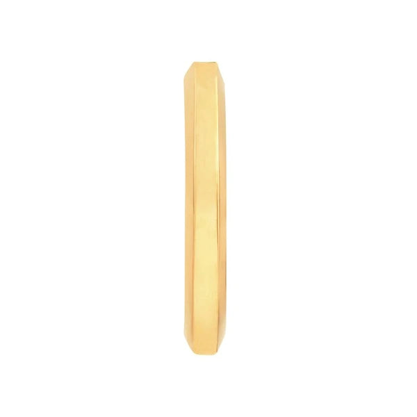 15mm Trapazoid Flex Round Hoop Earrings
