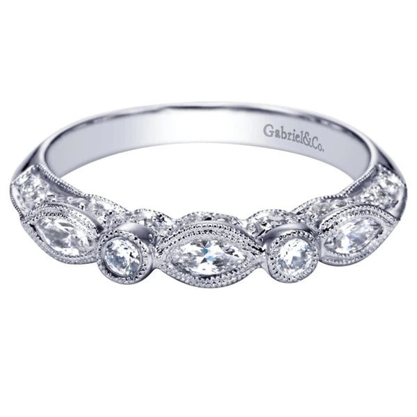 14K White Gold   Matching Wedding Band