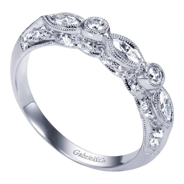 14K White Gold   Matching Wedding Band