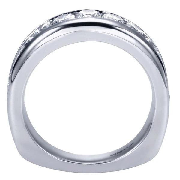 14K White Gold Matching Wedding Band