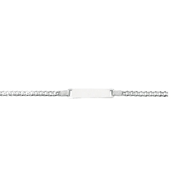 14K Gold Children's Curb ID Bracelet