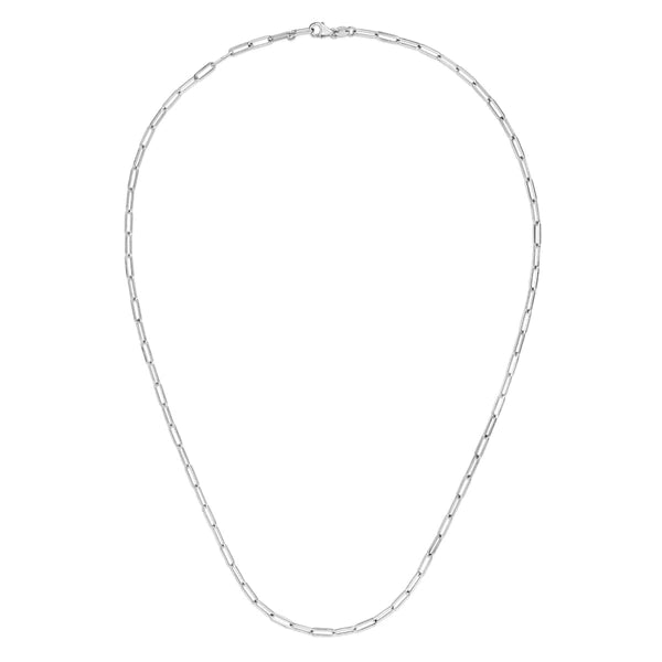 14K Gold 2.5mm Paperclip Chain