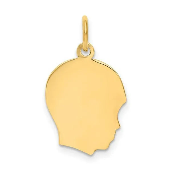 Right-Facing Boy Charms