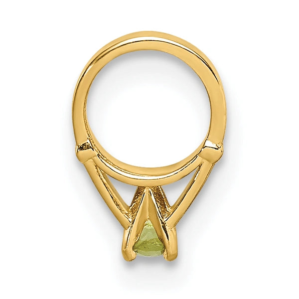3D Ring with Birthstone Charms