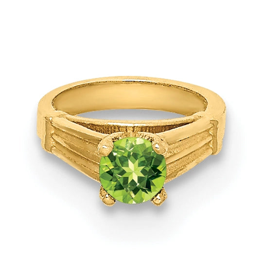 3D Ring with Birthstone Charms