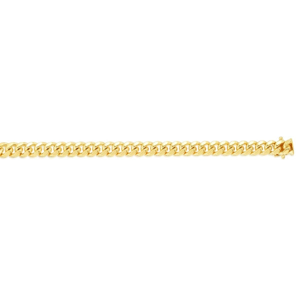 10K Gold 26" 7.1mm Classic Miami Cuban