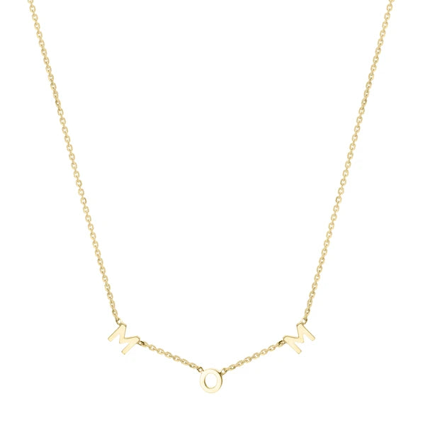 10K "Mom" Necklace
