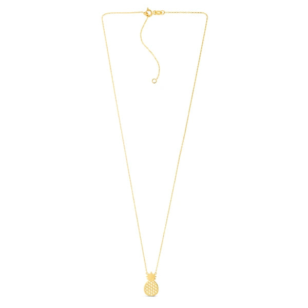 10K Pineapple Necklace