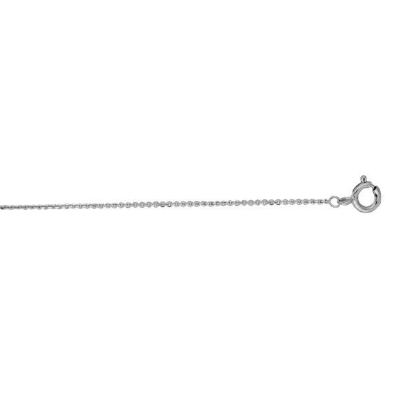 10K Gold 0.68mm Diamond Cut Cable Chain