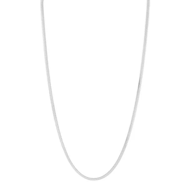 Silver 3.3mm Oval Snake Chain