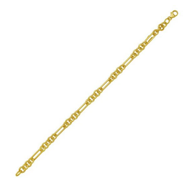 14K Five & One Paperclip Link Chain
