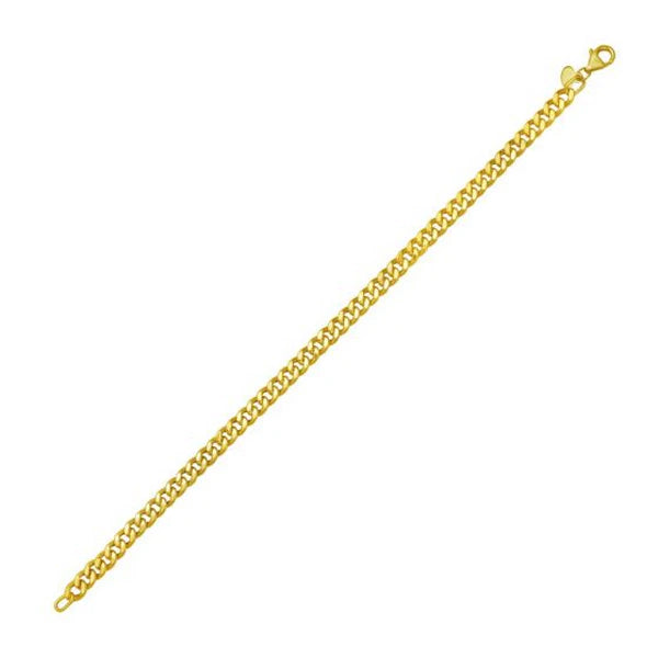14K Petite Faceted Cuban Link Chain