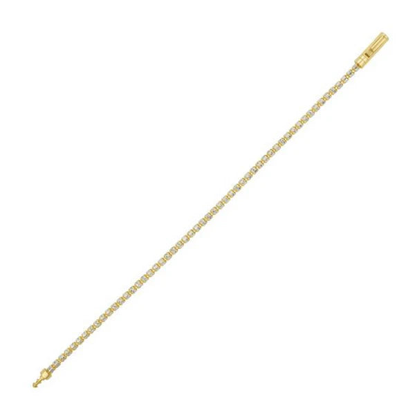 14K 2.74mm Fancy Ice Chain Bracelet